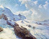 Edward Henry Potthast In Cloud Regions painting